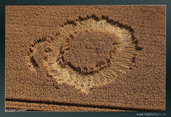 Stanton St. Bernard (2), Wiltshire crop circle, aerial photo 2