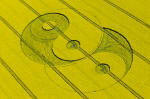 Stonehenge, Wiltshire crop circle, aerial photo 24