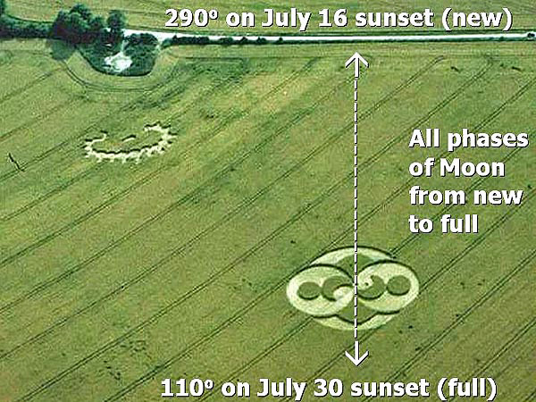 Stonehenge, Wiltshire crop circle, aerial photo 21
