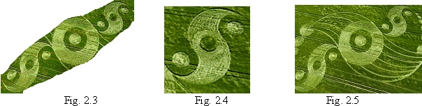 Stonehenge, Wiltshire crop circle, aerial photo 39