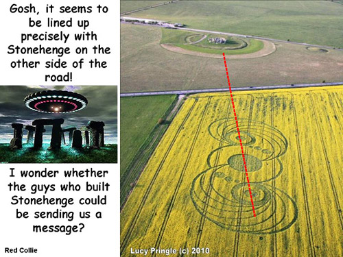 Stonehenge, Wiltshire crop circle, aerial photo 50