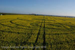 Stonehenge, Wiltshire crop circle, aerial photo 81