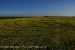 Stonehenge, Wiltshire crop circle, aerial photo 78