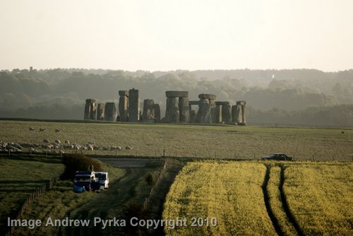 Stonehenge, Wiltshire crop circle, aerial photo 72