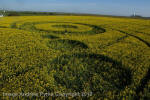 Stonehenge, Wiltshire crop circle, aerial photo 75