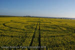 Stonehenge, Wiltshire crop circle, aerial photo 73