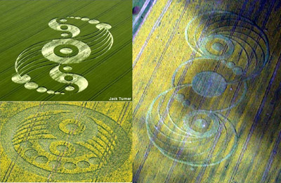 Stonehenge, Wiltshire crop circle, aerial photo 53