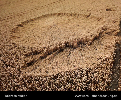 Westbury White Horse, Wiltshire crop circle, aerial photo 10