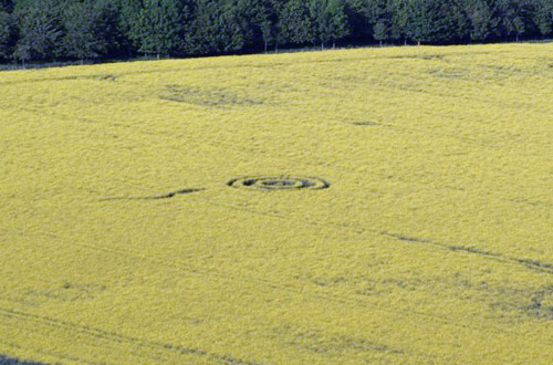 Westwoods, Wiltshire crop circle, aerial photo 15