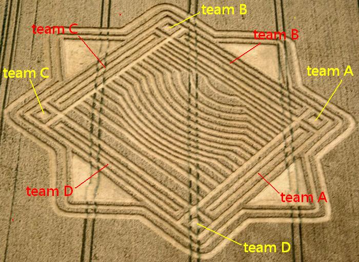 Whitefield Hill, Wiltshire crop circle, aerial photo 22