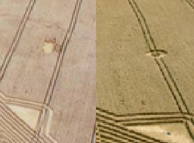 Whitefield Hill, Wiltshire crop circle, aerial photo 42