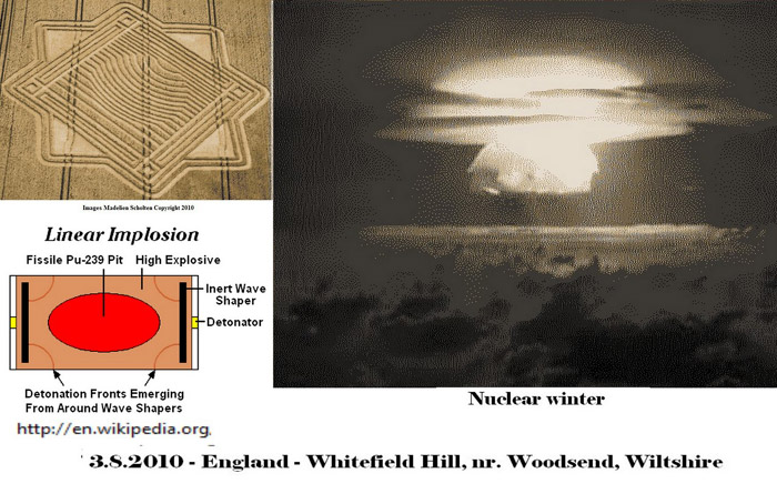 Whitefield Hill, Wiltshire crop circle, aerial photo 44