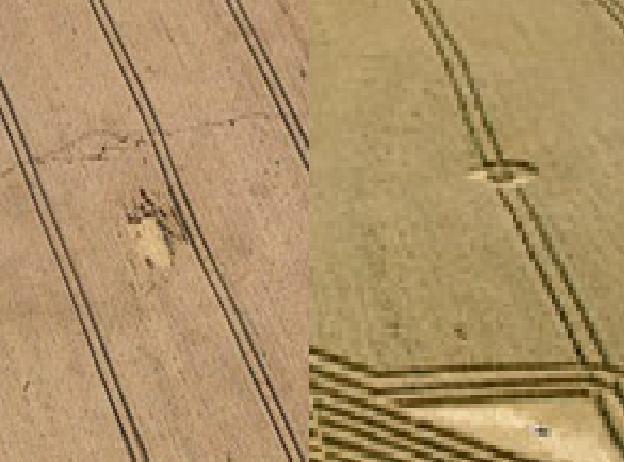 Whitefield Hill, Wiltshire crop circle, aerial photo 43