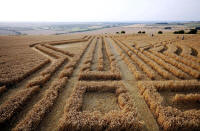 Whitefield Hill, Wiltshire crop circle, aerial photo 79