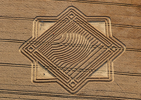 Whitefield Hill, Wiltshire crop circle, aerial photo 19