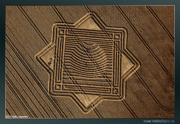 Whitefield Hill, Wiltshire crop circle, aerial photo 13