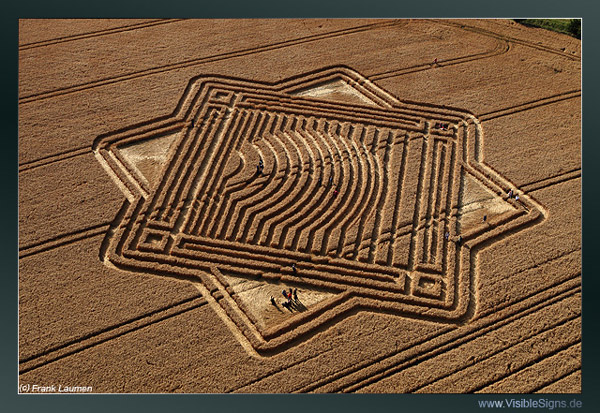 Whitefield Hill, Wiltshire crop circle, aerial photo 14