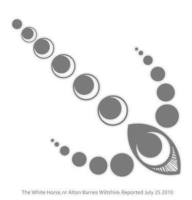 The White Horse, Wiltshire crop circle, aerial photo 46