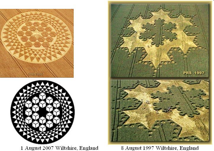 White Sleet Hill, Wiltshire crop circle, aerial photo 21