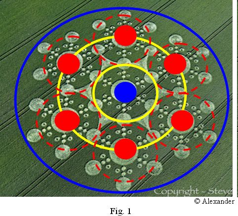White Sleet Hill, Wiltshire crop circle, aerial photo 16