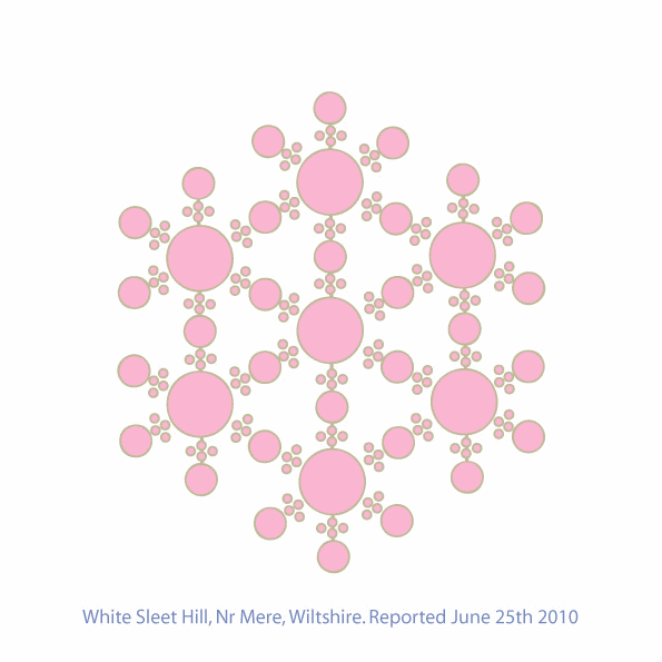 White Sleet Hill, Wiltshire crop circle, aerial photo 41
