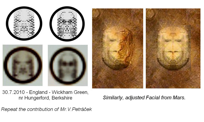 Wickham Green (North of M4), Berkshire crop circle, aerial photo 74