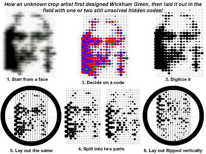 Wickham Green (North of M4), Berkshire crop circle, aerial photo 15
