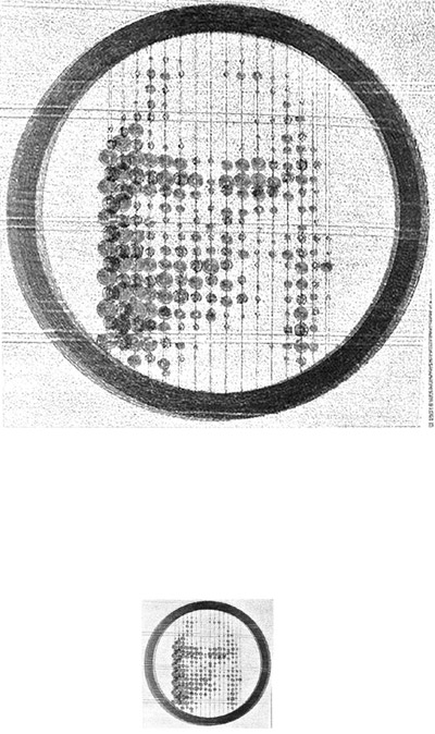 Wickham Green (North of M4), Berkshire crop circle, aerial photo 73