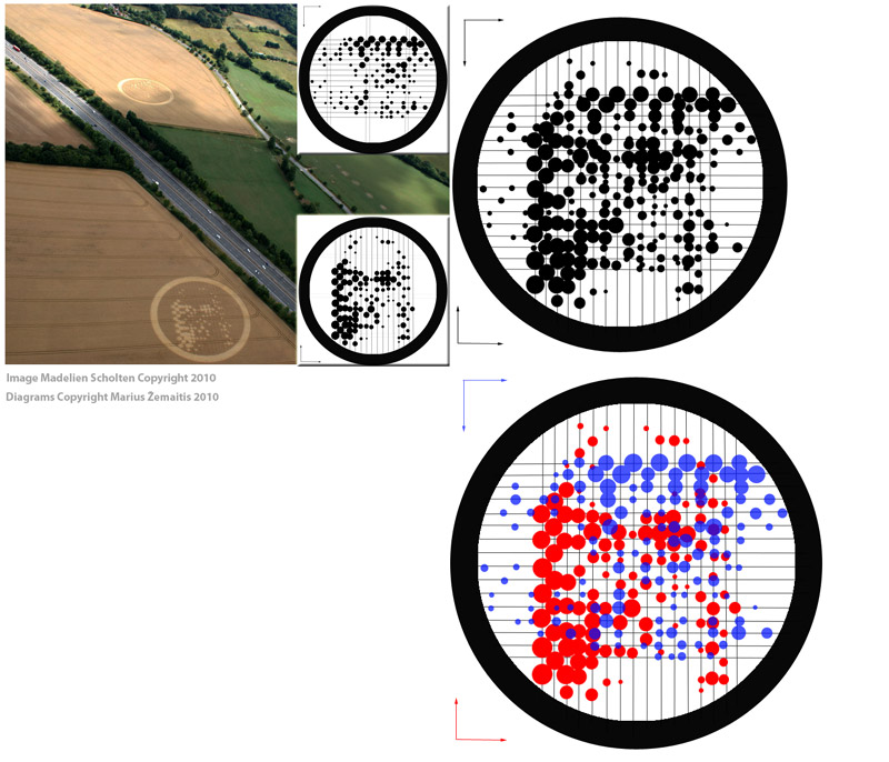 Wickham Green (North of M4), Berkshire crop circle, aerial photo 69