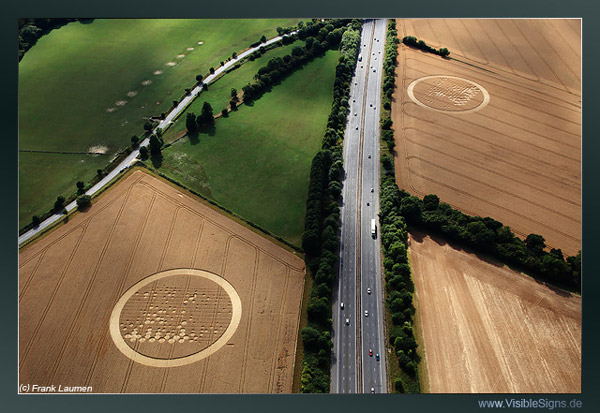 Wickham Green (North of M4), Berkshire crop circle, aerial photo 115