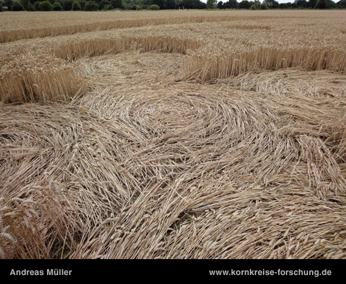 Wickham Green (North of M4), Berkshire crop circle, aerial photo 153