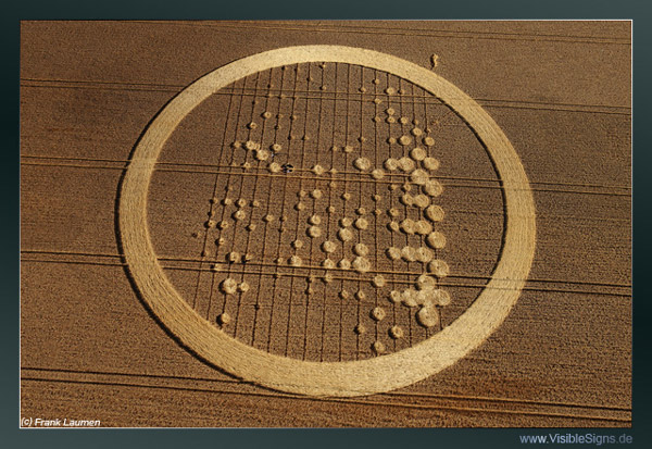 Wickham Green (North of M4), Berkshire crop circle, aerial photo 113