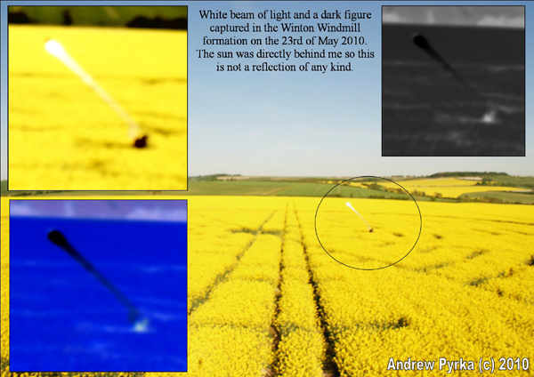 Wilton Windmill, Wiltshire crop circle, aerial photo 72