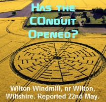 Wilton Windmill, Wiltshire crop circle, aerial photo 26