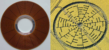 Wilton Windmill, Wiltshire crop circle, aerial photo 29