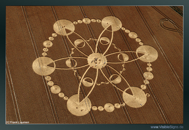 Windmill Hill, Wiltshire crop circle, aerial photo 5
