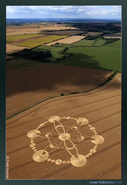 Windmill Hill, Wiltshire crop circle, aerial photo 7