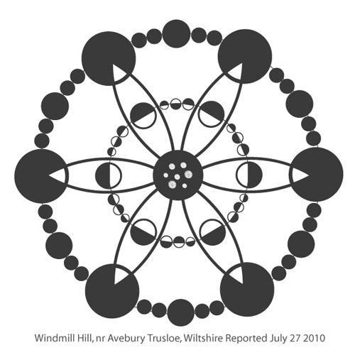 Windmill Hill, Wiltshire crop circle, aerial photo 32
