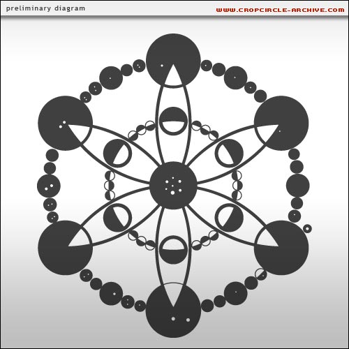 Windmill Hill, Wiltshire crop circle, aerial photo 34