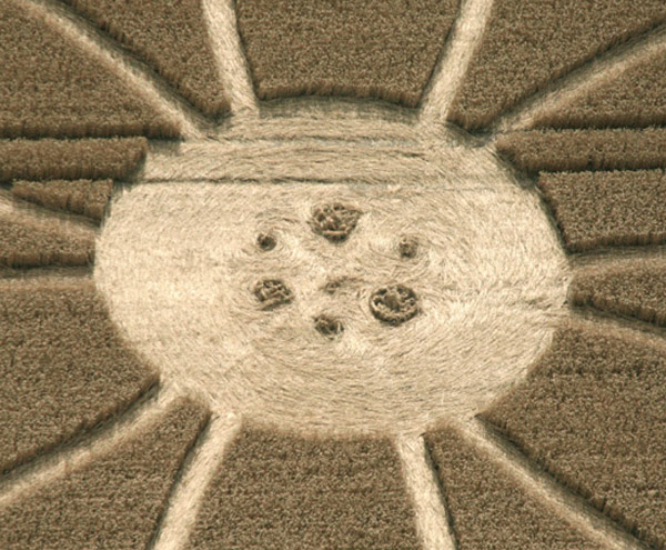 Windmill Hill, Wiltshire crop circle, aerial photo 13