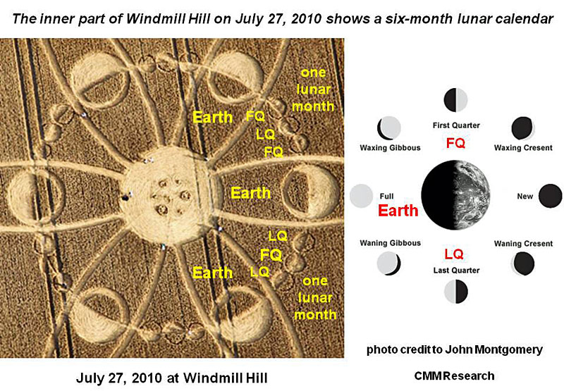 Windmill Hill, Wiltshire crop circle, aerial photo 20