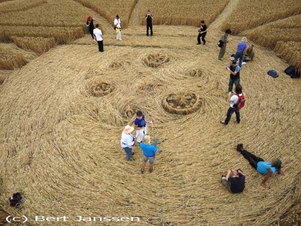 Windmill Hill, Wiltshire crop circle, aerial photo 66