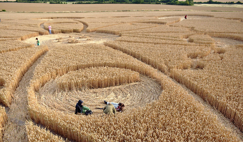 Windmill Hill, Wiltshire crop circle, aerial photo 44