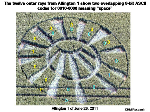 Allington, Wiltshire crop circle, aerial photo 8