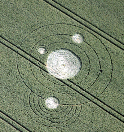 Allington, Wiltshire crop circle, aerial photo 23
