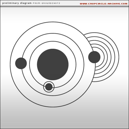 Allington, Wiltshire crop circle, aerial photo 35