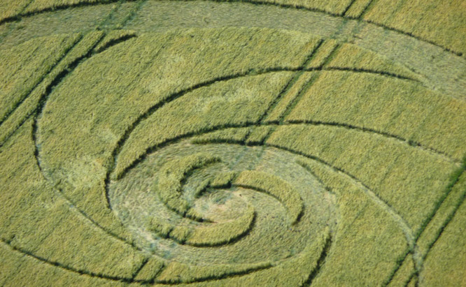 Bluestone Heath Road, Lincolnshire crop circle, aerial photo 3