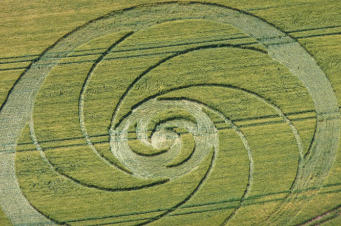 Bluestone Heath Road, Lincolnshire crop circle, aerial photo 6