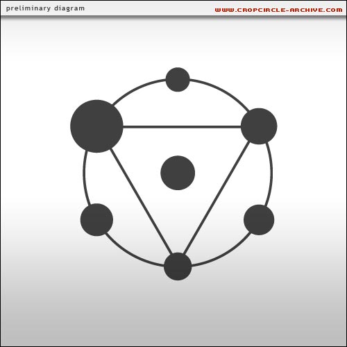 Burderop Down, Wiltshire crop circle, aerial photo 17