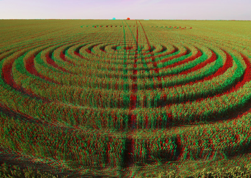 Chaddenwick Hill, Wiltshire crop circle, aerial photo 13